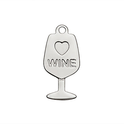 201 Stainless Steel Pendants STAS-R082-VC175-2-1