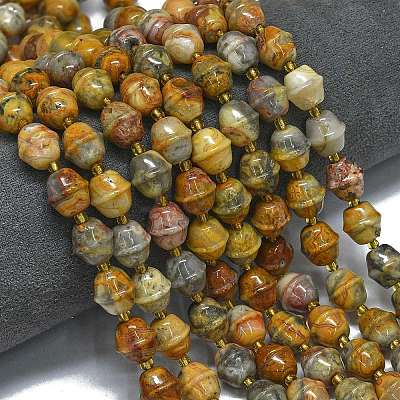 Natural Crazy Agate Beads Strands G-K389-D04-01-1