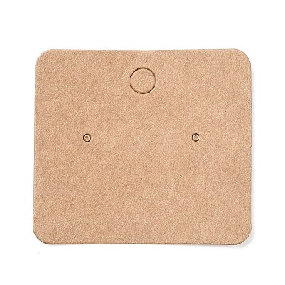 Blank Kraft Paper Earring Display Cards X1-CDIS-G005-05-1