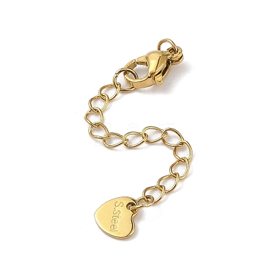 Ion Plating(IP) 304 Stainless Steel Curb Chain Extender STAS-A097-02C-G-1