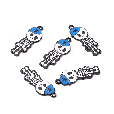 Halloween Alloy Enamel Pendants ENAM-B048-01A-1