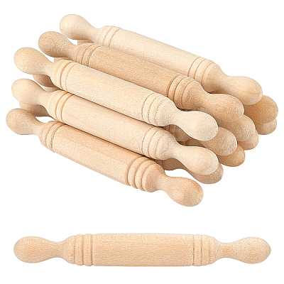 Mini Wooden Rolling Pin DJEW-OC0001-14-1