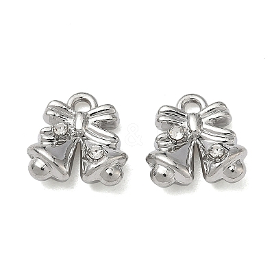 Christmas Alloy Crystal Rhinestone Pendants FIND-L026-01C-P-1