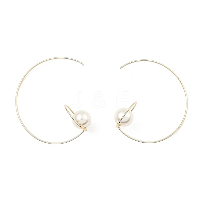 Rack Plating 925 Sterling Silver Dangle Earrings EJEW-Z024-01A-G-1