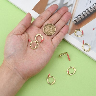 Alloy Stud Earring Findings PALLOY-S121-70-1