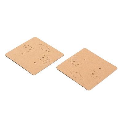 Blank Kraft Paper Earring Display Cards CDIS-TAC0010-02-1