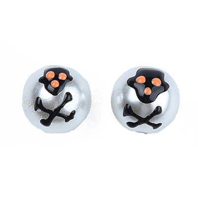 ABS Plastic Imitation Pearl Beads KY-N015-142-1