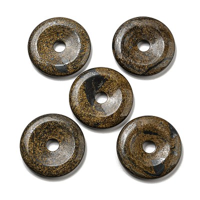 Natural Bronzite Pendants G-P532-01A-12-1