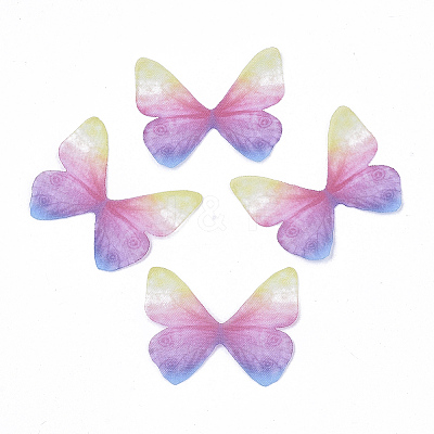 Polyester Fabric Wings Crafts Decoration X-FIND-S322-008B-01-1