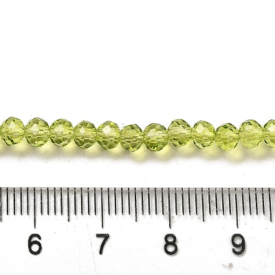 Transparent Baking Paint Glass Beads Strands DGLA-A034-T4mm-D05-1