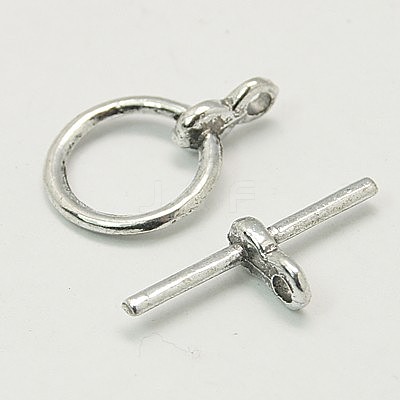 Tibetan Style Toggle Clasps LS-TIBE-AB2035Y-NF-1