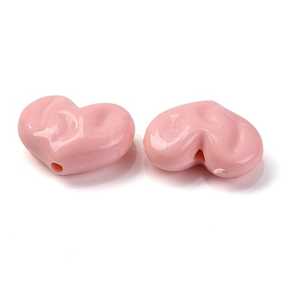 Opaque Acrylic Beads X-OACR-Z013-33F-1