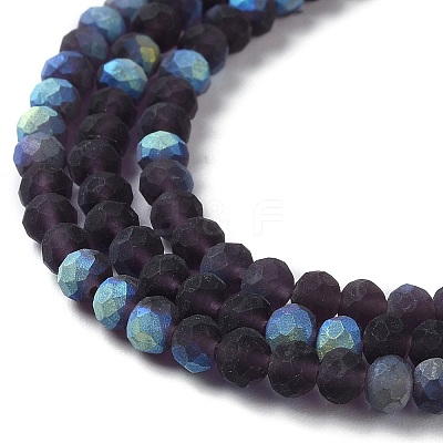 Transparent Glass Beads Strands EGLA-A044-T8mm-MB15-1