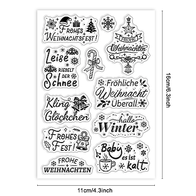 Custom Summer Theme PVC Plastic Clear Stamps DIY-WH0631-0416-1