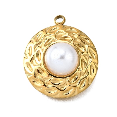 Plastic Pearl Pendants LS-STAS-Q360-03I-G-1