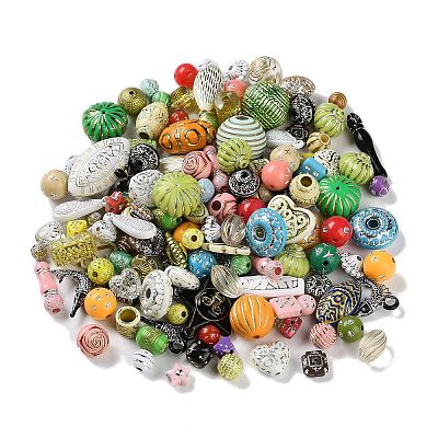 Opaque Acrylic Beads MACR-L005-04A-1