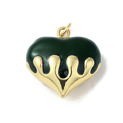 Rack Plating Brass Enamel Pendants KK-S366-05G-06-1