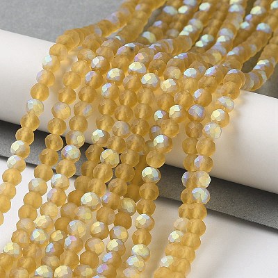 Transparent Glass Beads Strands LS-EGLA-A034-T4mm-MB04-1