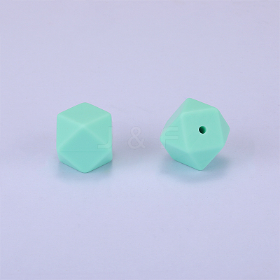 Hexagonal Silicone Focal Beads LS-SI-JX0020A-38-1