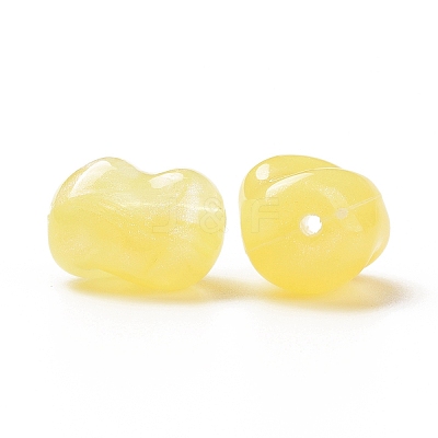 Opaque Acrylic Beads OACR-C013-10E-1