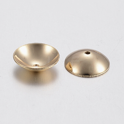 304 Stainless Steel Bead Caps X-STAS-H436-28-1