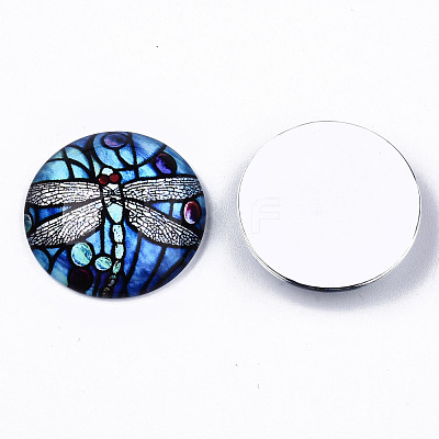 Glass Cabochons GGLA-S036-07-1