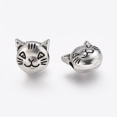 Tibetan Style Alloy Beads TIBEP-GC178-AS-RS-1