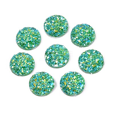 Druzy Resin Decoden Cabochons RESI-WH20007-01C-1