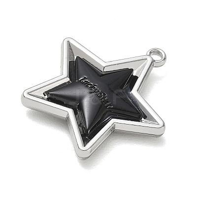 Spray Painted Alloy Pendants AL-CBA5B8E-14P-01-1