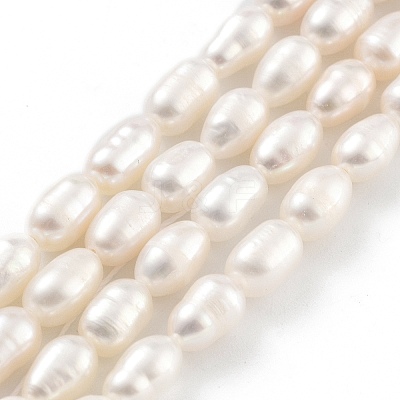 Natural Cultured Freshwater Pearl Beads Strands PEAR-P062-06E-1