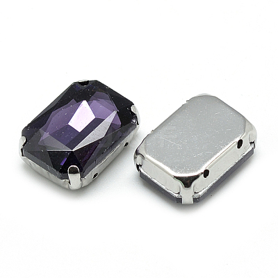 Sew on Rhinestone RGLA-T036-8x10mm-17-1