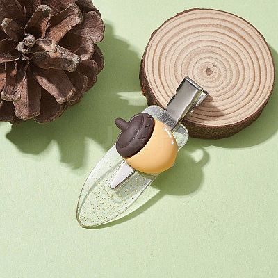 Opaque Resin Alligator Hair Clips PHAR-JH00100-02-1