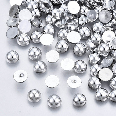 ABS Plastic Cabochons OACR-S034-6mm-02-1