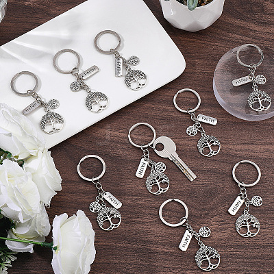 20Pcs Alloy Keychains KEYC-SC00050-1