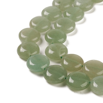 Natural Green Aventurine Beads Strands G-M403-C10-02-1