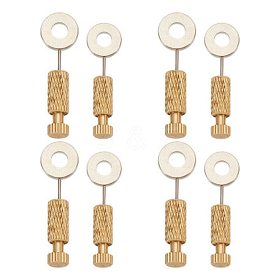 8Pcs 2 Styles DIY Leathercraft Locking Pins TOOL-DC0001-12-1