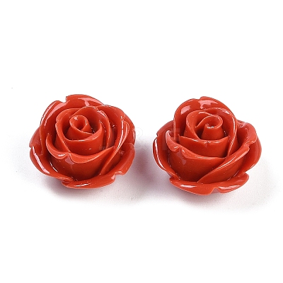 Synthetic Coral Carved Beads CORA-M001-05S-1