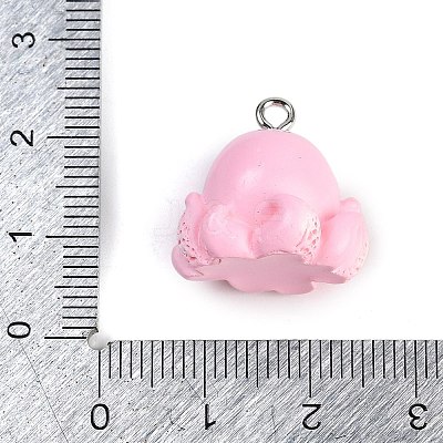 Cute Opaque Resin Pendants RESI-R458-05A-1