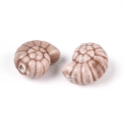 Handmade Porcelain Ceramic Beads PORC-T133-25F-1