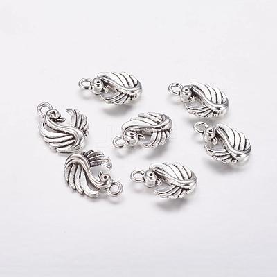 Tibetan Style Alloy Pendants X-TIBEP-E104-AS-1