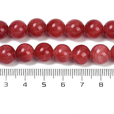 Natural Mashan Jade Round Beads Strands G-D263-10mm-XS04-01-1