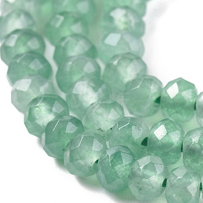 Dyed Natural Malaysia Jade Rondelle Beads Strands G-E316-2x4mm-40-1