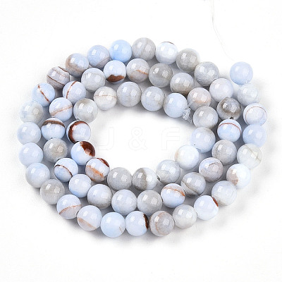 Natural Persian Jade Beads Strands G-A255-A02-01A-1