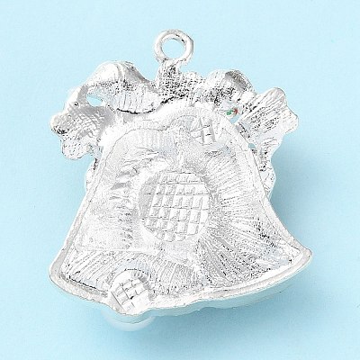 Christmas Zinc Alloy Rhinestone Pendnats PALLOY-K008-01A-P-1