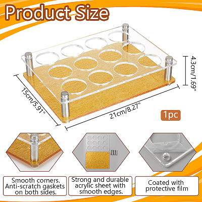 Acrylic Shot Glasses Holder DIY-WH0430-392B-1