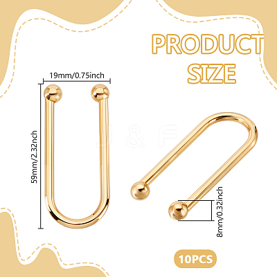 Alloy Bikini Clips FIND-WH0436-99C-G-1