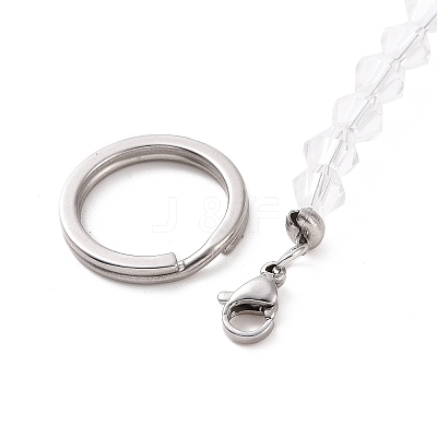 Chakra Glass Dowsing Pendulum Pendants PALLOY-JF01064-1
