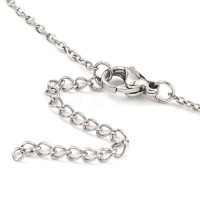 Tarnish Resistant 304 Stainless Steel Cable Chains Necklace Makings LS-AJEW-P119-04A-P-1