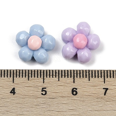 Opaque Resin Cabochons RESI-K043-04-1