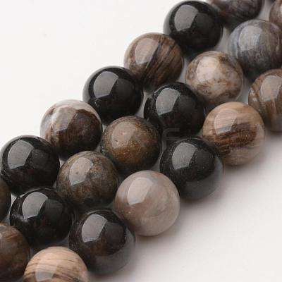 Natural Quartz Round Beads Strands G-K103-8mm-1